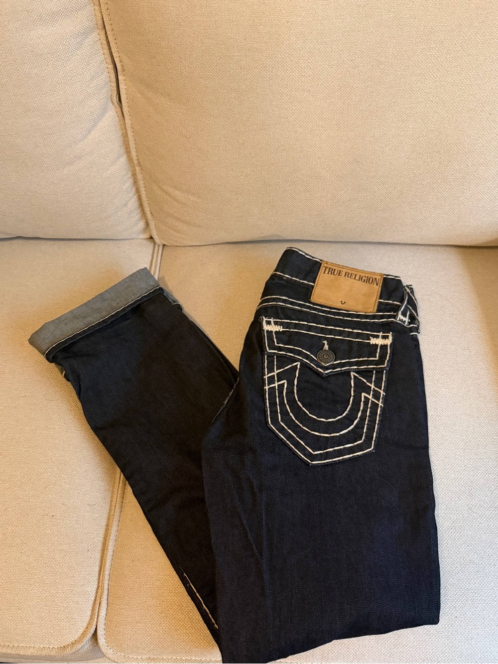 True Religion Men's Dark Ricky W/ Flaps - Picture 8 of 9